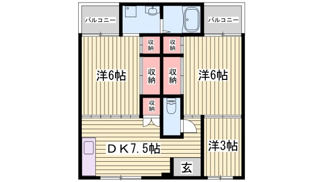 ヴィラナリー夢前の間取り