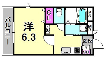 ブリッサ立花の間取り