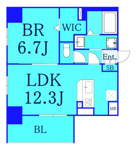 センプレフェリーチェの間取り