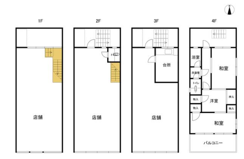 岡田ビルの間取り