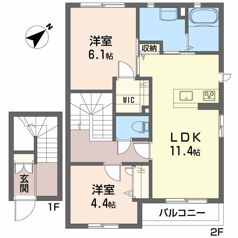 アルテミスの間取り