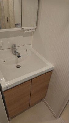 白金武蔵野マンションの洗面所