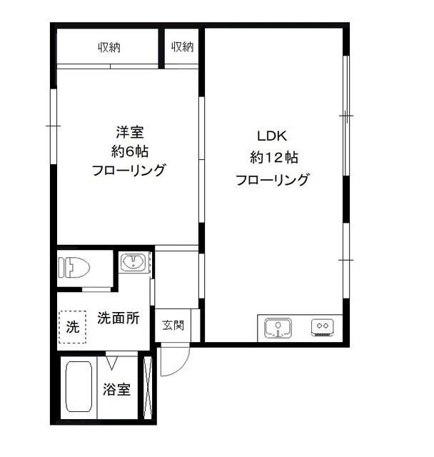 メゾン・ドゥ南馬込の間取り|間取りです。