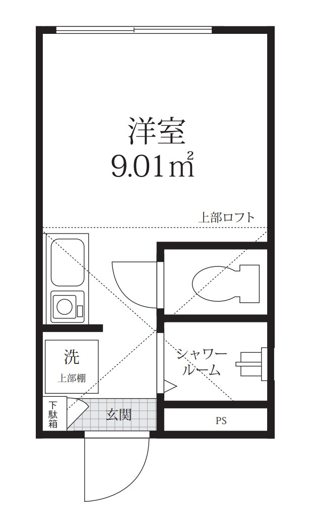 joyous Life 北沢の間取り