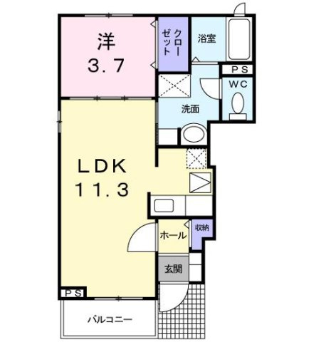 ラッフィナート・Ｍ　Ｂの間取り