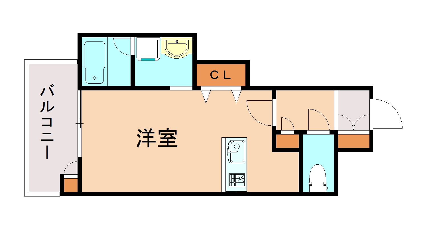 プレジール三ノ宮Ⅲの間取り