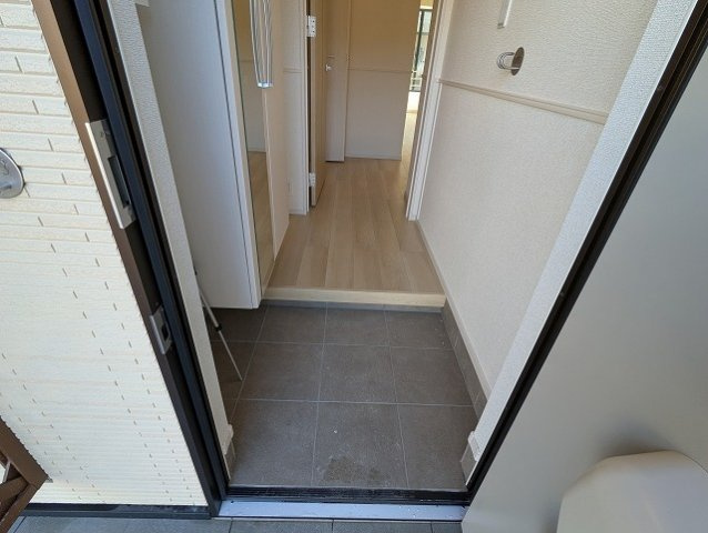 パディ　ハウス　Ⅰの玄関|毎日通る玄関はこちらです