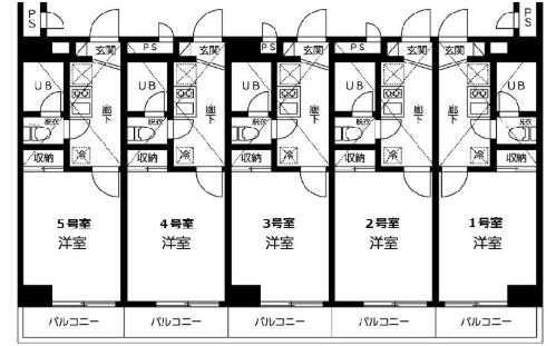 フラット浦和の間取り