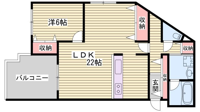 シーサイドパストラル林崎Ⅱの間取り