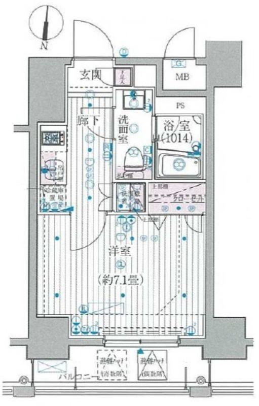 プレール・ドゥーク東京EASTⅢの間取り