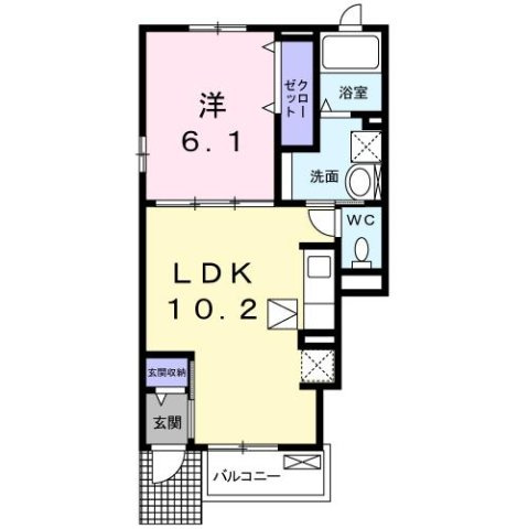 アニマーレＡの間取り
