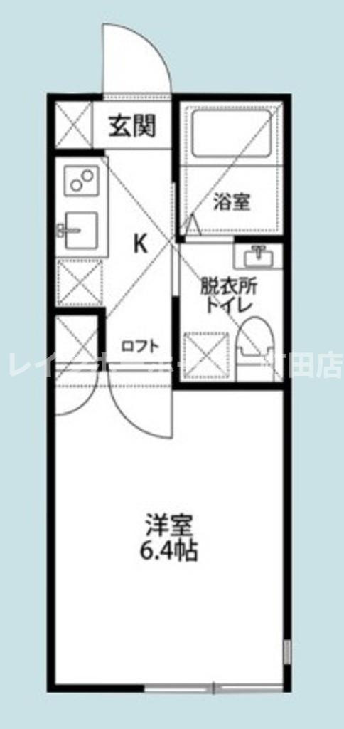 ARBOR BLUE QUADR※初期費用分割あと払いサービス利用可能物件の間取り