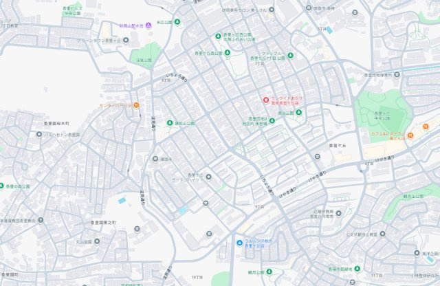 ■枚方市香里ケ丘　第6期　新築一戸建ての地図