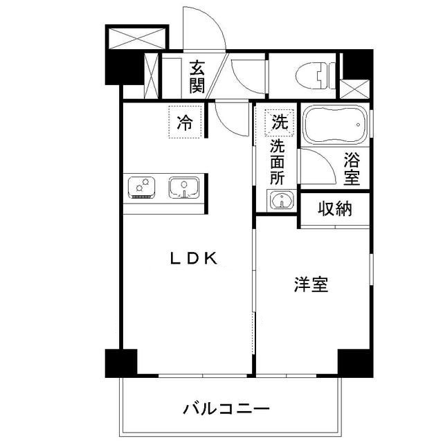 カーナ大井町の間取り|間取りです。