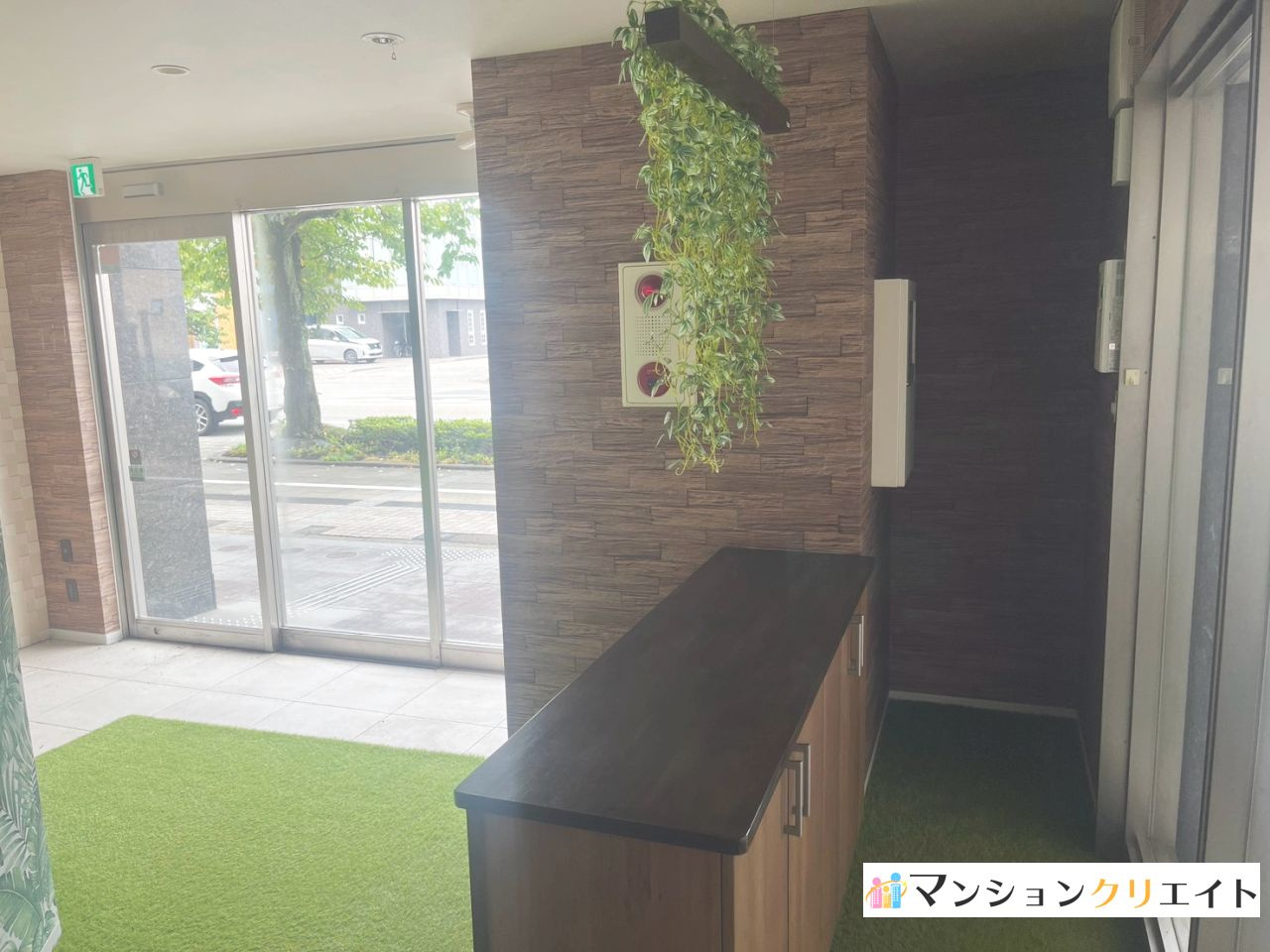 プレミスト大手さくら通りの受付|１階受付カウンター