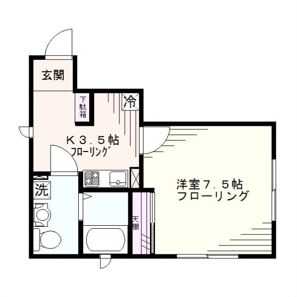 清流 の間取り|間取りです。