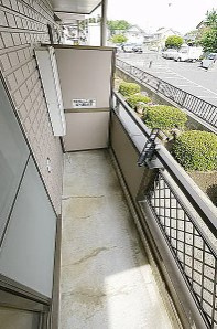ハイツスリーゼのバルコニー