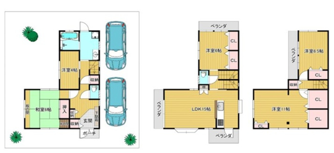 【間取り】 | 中古戸建／川越市大字寺尾