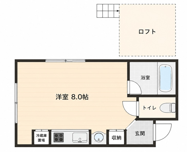 キングスコート経堂の間取り