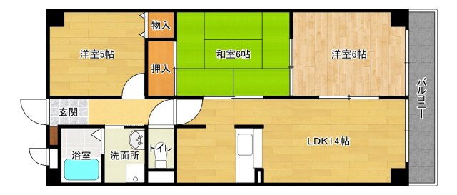 【間取り】 | サンシャイン北六甲 | サンシャイン北六甲（Good Ｈome)
図面が変更になる場合があります