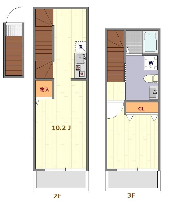 COZY氷川台の間取り|間取りです。