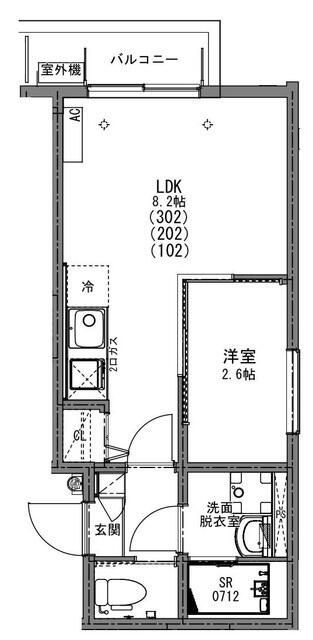 ＫＥＩＡＩ　ＲＥＳＩＤＥＮＣＥ　清瀬Ⅴの間取り