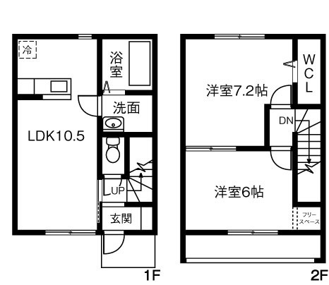 【間取り】 | エスポワール Ａ