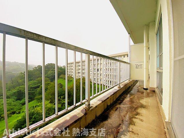 伊東一碧苑マンションのバルコニー