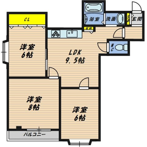 【間取り】 | クイーンライフIMAZU
