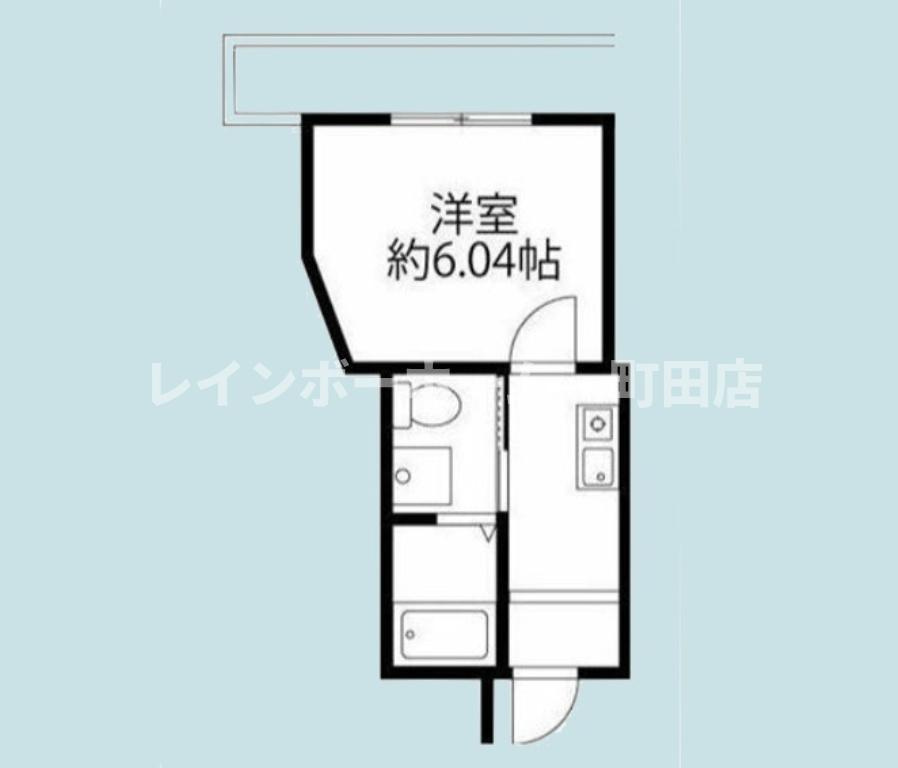 カインドネス本厚木Ｗｅｓｔ※初期費用分割あと払いサービス利用可能物件の間取り