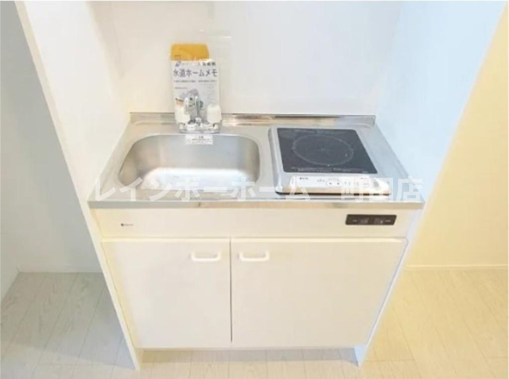 カインドネス本厚木Ｗｅｓｔ※初期費用分割あと払いサービス利用可能物件のキッチン