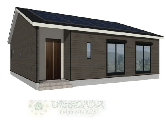 野田市なみき第7　新築戸建　1号棟の外観パース|2026年12月完成予定です(^^)/パースは現状と異なる場合がございます。