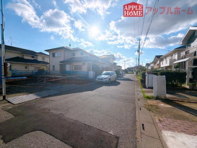 [新築住宅] 熊谷市妻沼 第6期 全1棟の前面道路含む現地写真