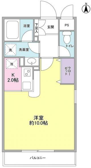 タウンフォルム武蔵小杉一番館の間取り|オートロック・宅配ボックス完備♪