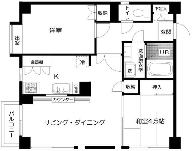成城アベニュー館の間取り
