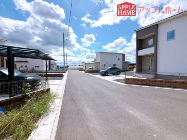 [新築住宅] 羽生市加羽ケ崎 第1 全1棟の前面道路含む現地写真