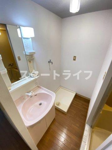 大阪市東淀川区豊新１丁目の賃貸マンションの洗面所