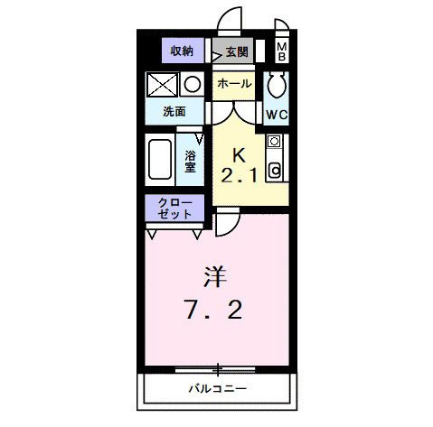ストーン　パースリの間取り