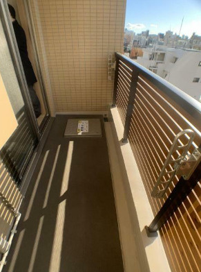 Live Flat 錦糸町のバルコニー|陽当たり良好なバルコニーです