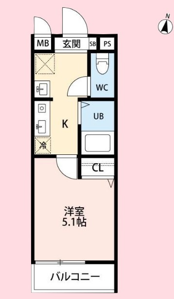 アサヒレジデンスの間取り