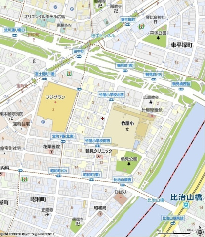 ELST鶴見の地図
