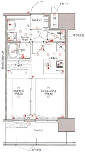 MAXIV新栄の間取り