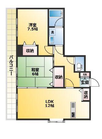 プレステージュミネギシの間取り