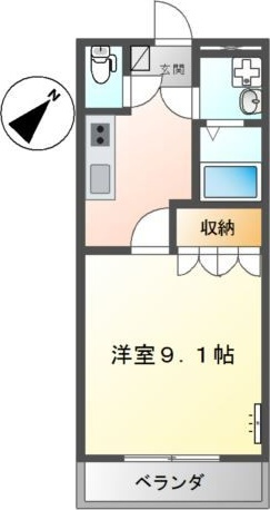 T・Yハイツ一号の間取り