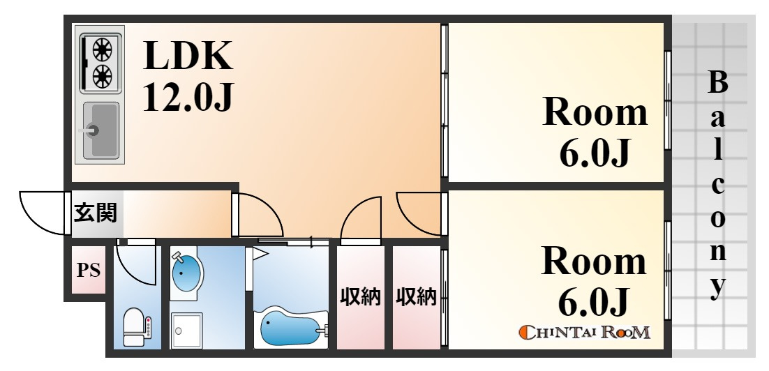 ラムール住吉の間取り