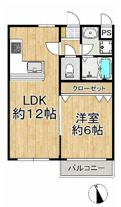 ハーモニーコート宮町の間取り