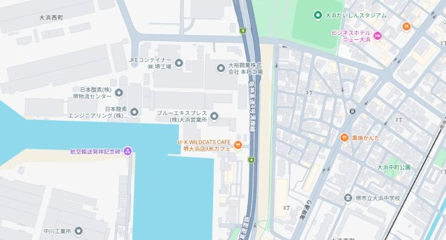 堺市堺区大浜中町　新築一戸建ての地図