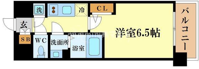 エスリード江戸堀の間取り