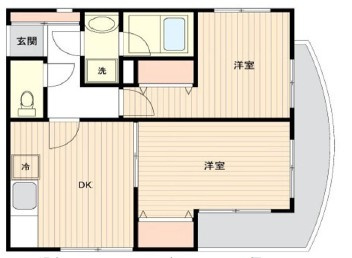 プラムコート沼袋の間取り|間取りです。