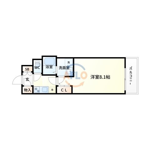 BPRレジデンス江坂の間取り|BPRレジデンス江坂　間取り